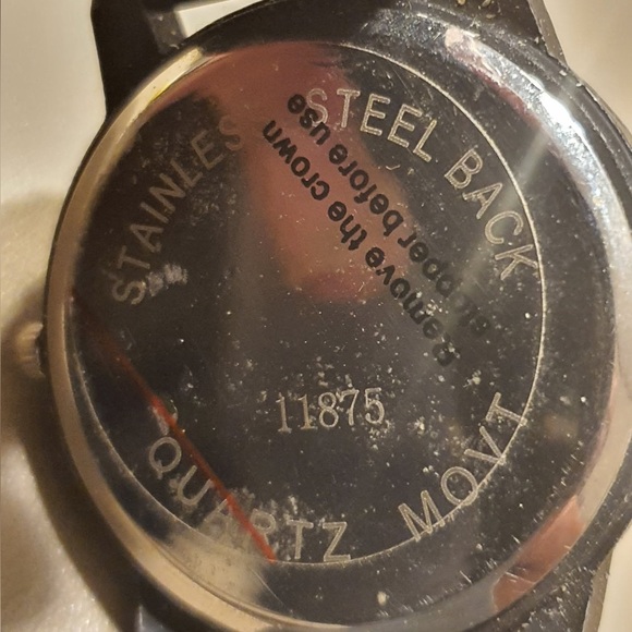🦋10/$20🦋 Black/Multicolor Silicone Women's Watch - Picture 4 of 4